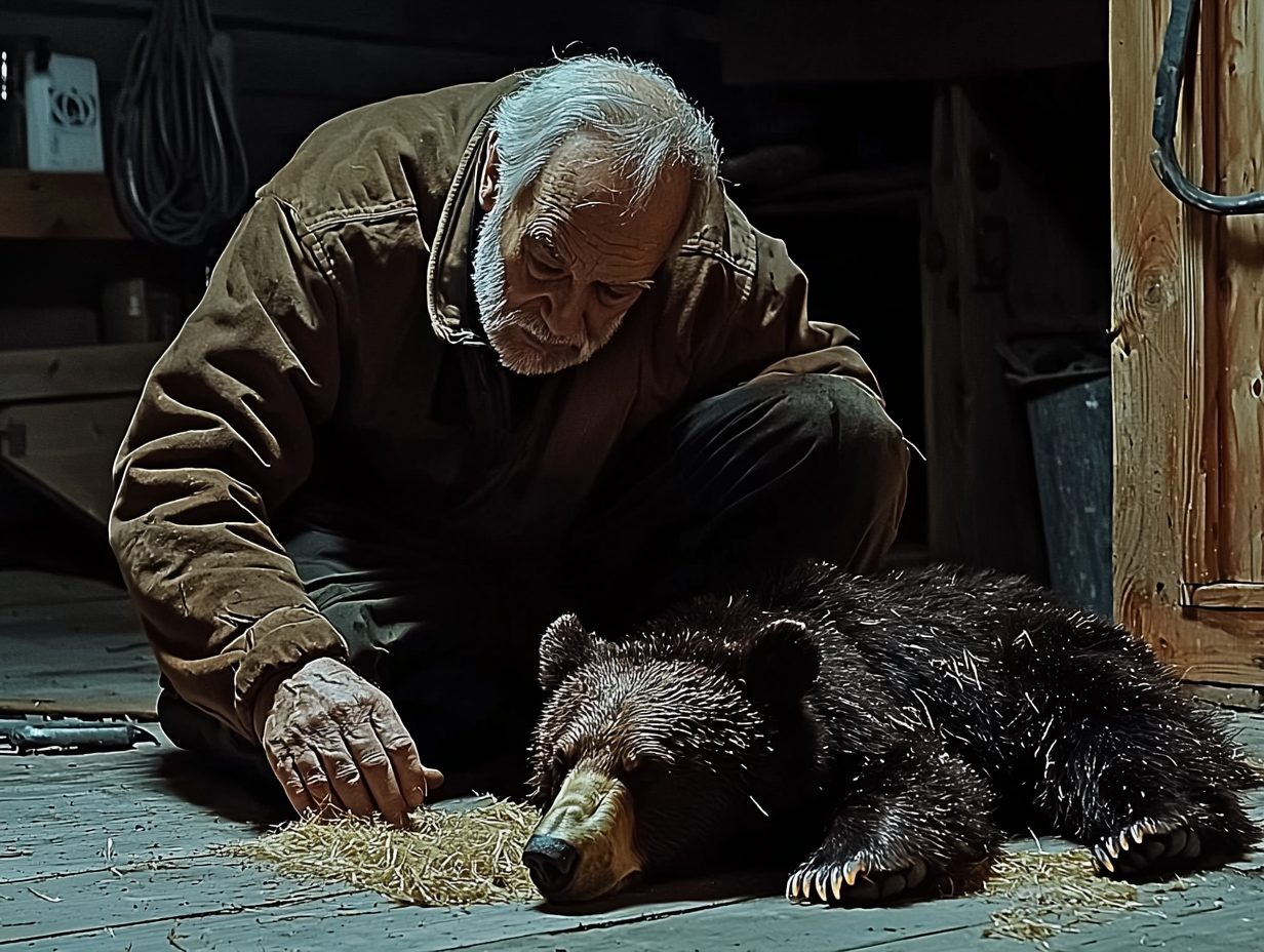 Man Finds A Bear Cub on the Brink of Freezing—But What It Was Hiding Under its Belly Is Unbelievable!
