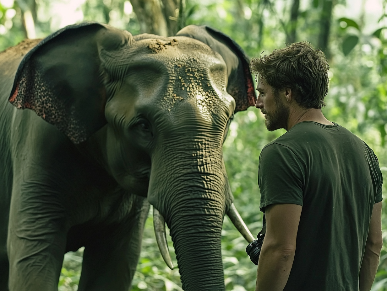 Elephant Seeks Help from Photographer – The Unbelievable Truth Revealed