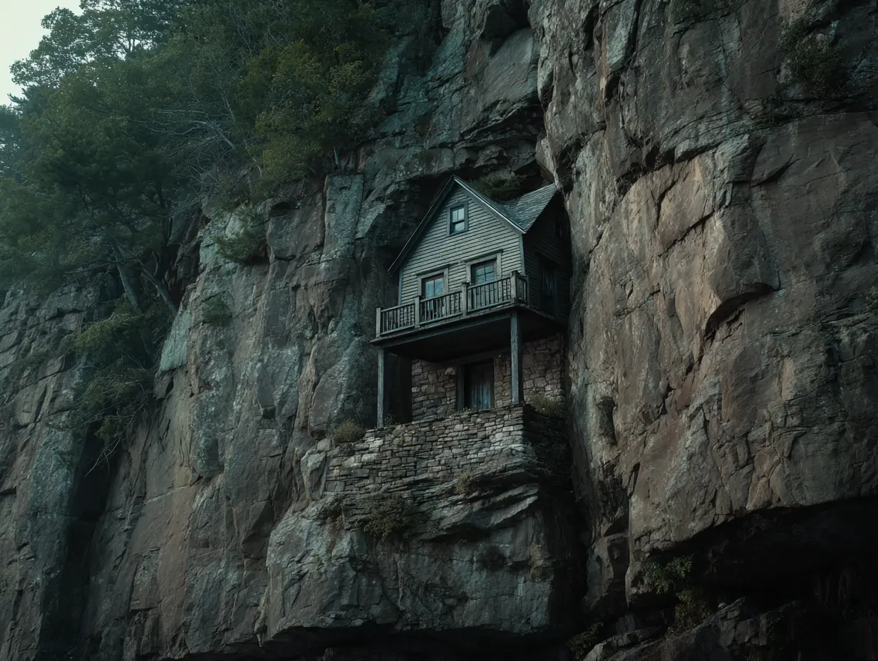 Climbers Find House On The Mountain Side, Then They Take A Look Inside
