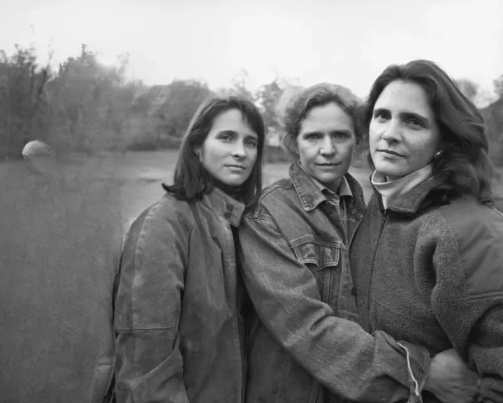 Identical triplets take the same birthday picture for 33 years