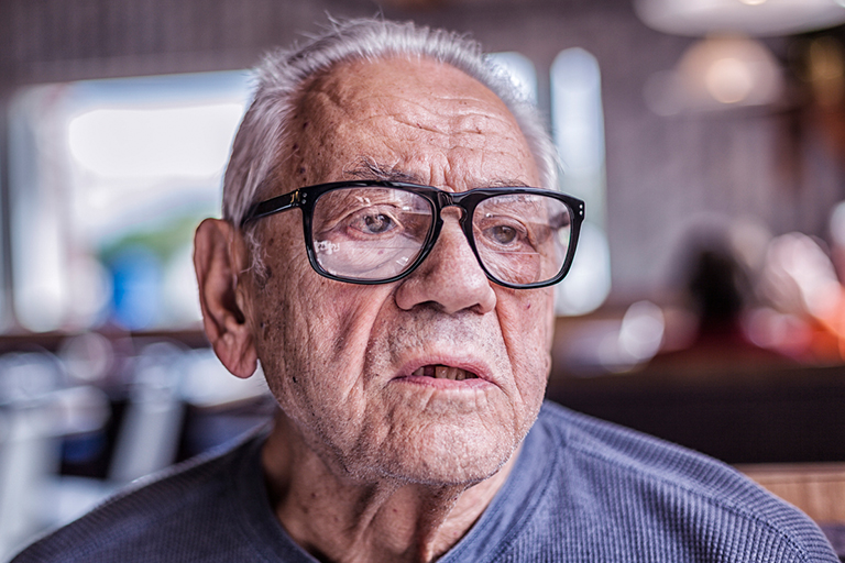 Worker learns his lesson when he finds out who the old man he has been pestering really is 