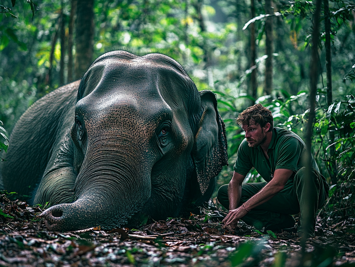 Elephant Seeks Help from Photographer – The Unbelievable Truth Revealed