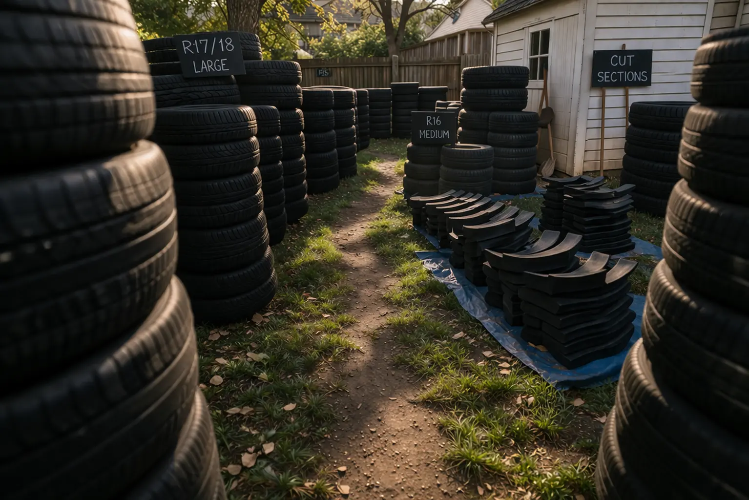 Everyone Mocked Him for Filling His Yard With Tires — Then They Found Out Why