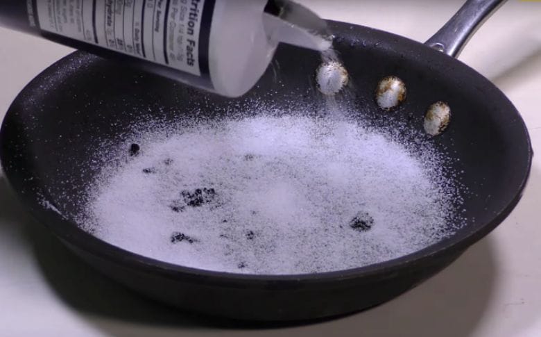 THIS is why people put a frying pan with salt on the stove! Such a handy trick!