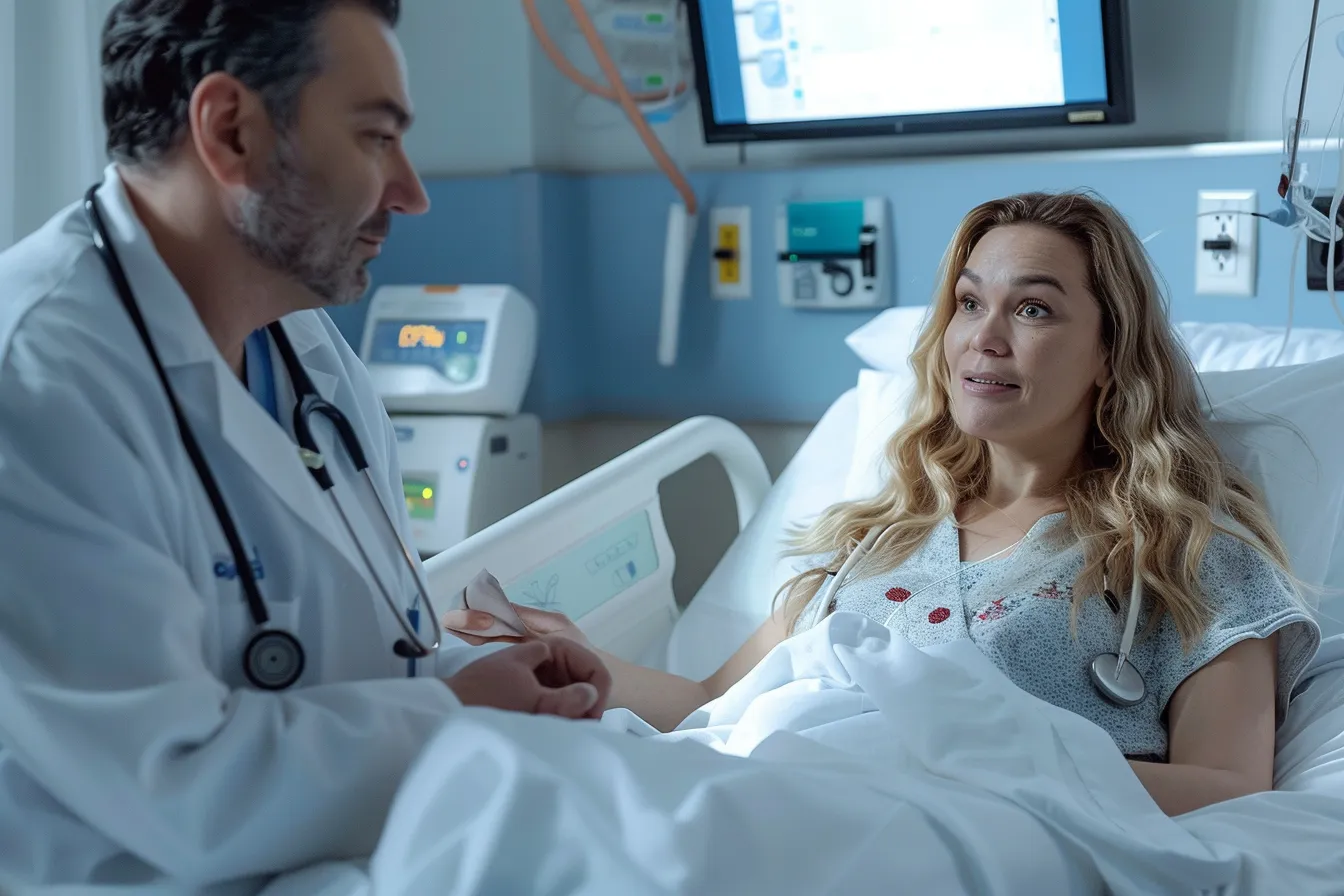 2 Weeks After Giving Birth To Triplets, Mom Felt Sick - When Doctor Sees Ultrasound He Says: "I'm Sorry"