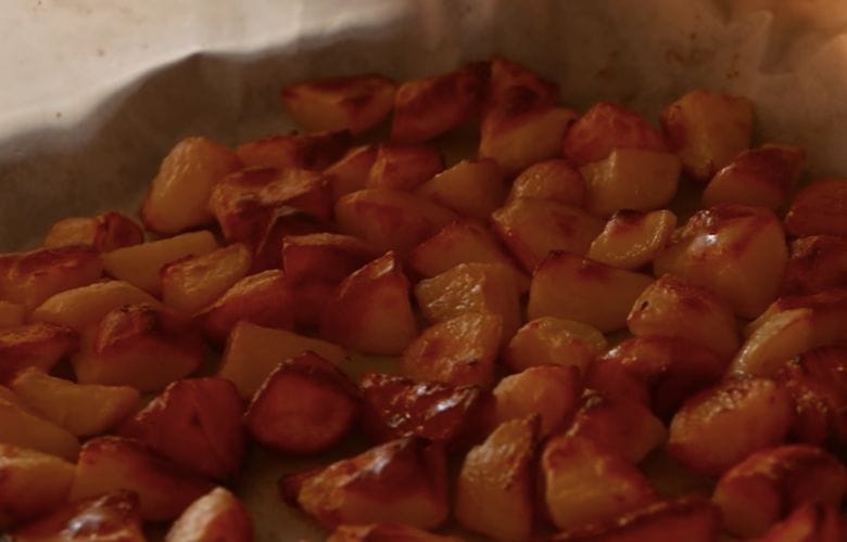 This is the secret to the crispiest oven-roasted potatoes ever