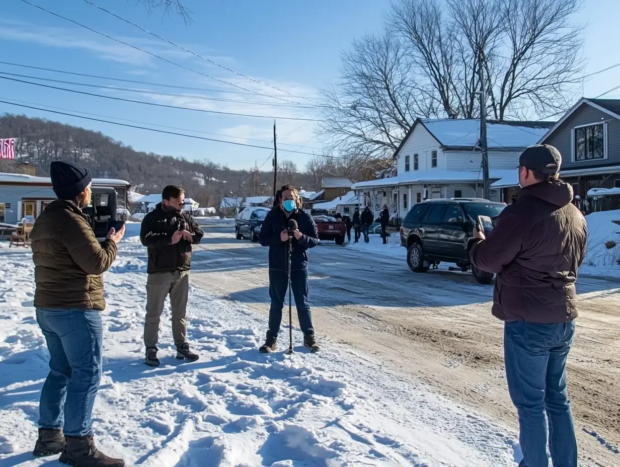 A farmer went into the woods for firewood—but he found something chilling encased in ice.