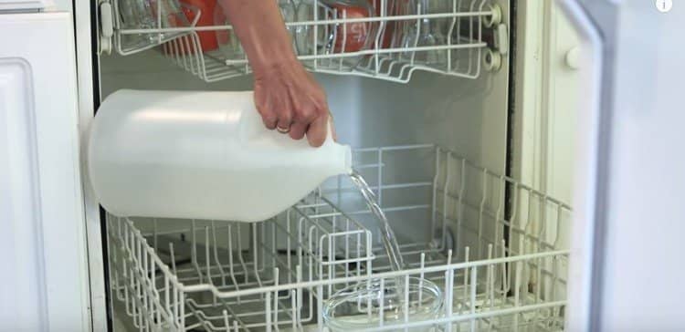 Make your foggy glassware shine again by pouring THIS in your dishwasher!