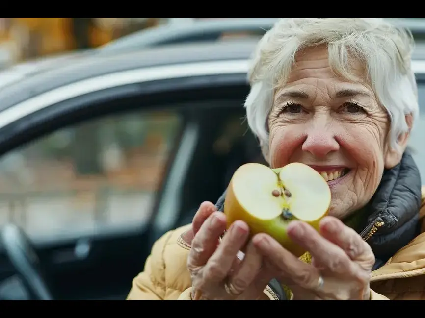 Rub your car windshield with an apple and watch what happens. Super practical!