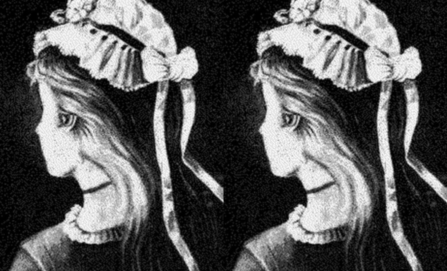 This old portrait has an optical illusion but hardly anyone can see it... Can you?
