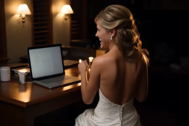 Couple's Perfect Wedding Day Takes An Unexpected Twist - See The Photo That's Breaking The Internet