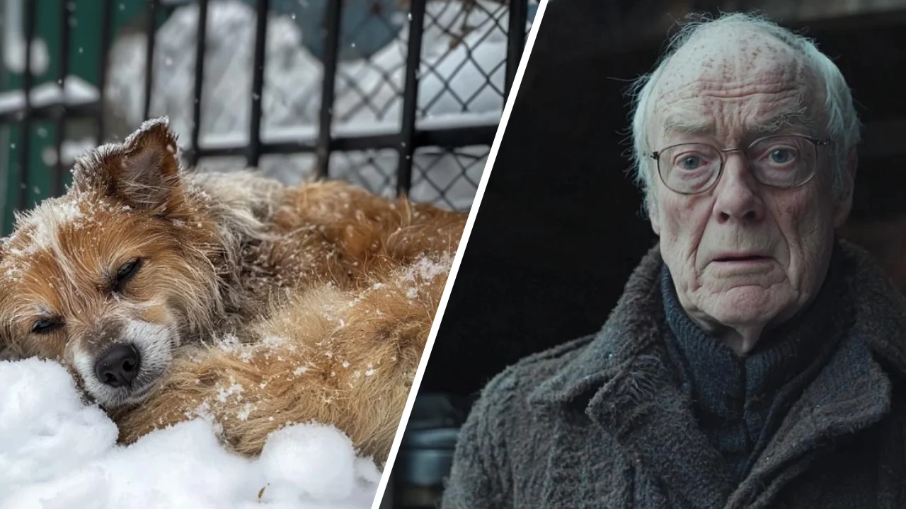 Elderly Man Rescues Dog During Snowstorm and Makes a Heartwarming Discovery