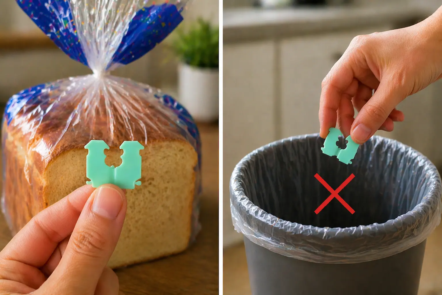 You're Making A Big Mistake Throwing These Away - These Tiny Bread Clips Are More Useful Than They Look