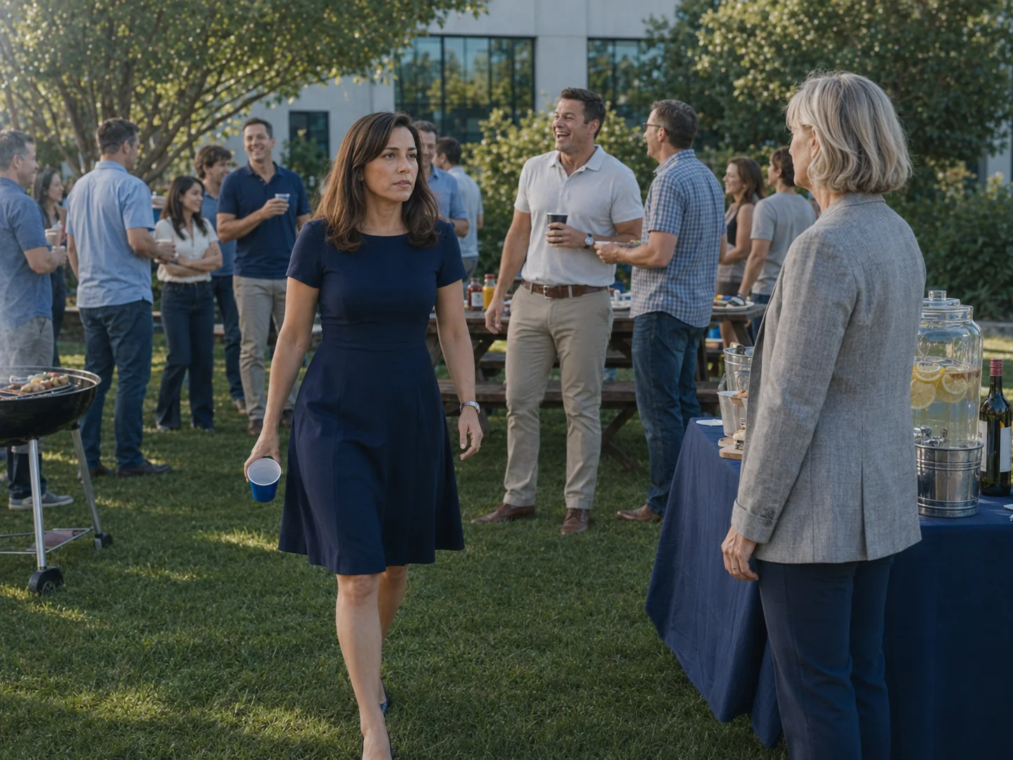 Her Husband Called Her Useless At A Company BBQ — Then She Said This To His Boss…