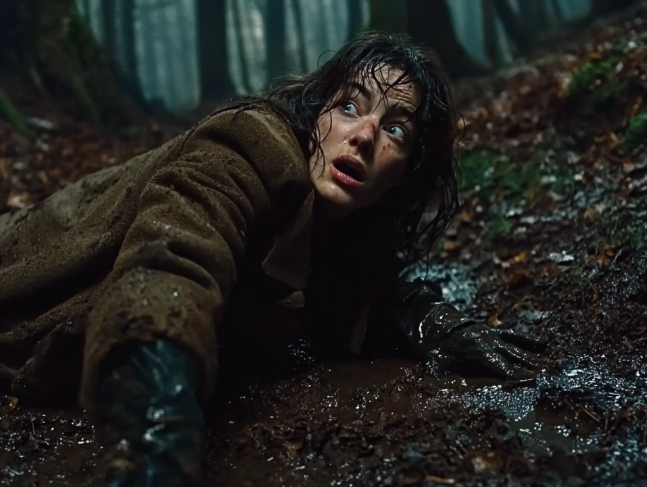 The Moose Approaches A Woman, and She Decides to Follow 