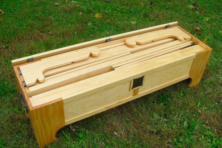 Check out this wooden box! Let's see what's inside... WOAH! I did not expect that