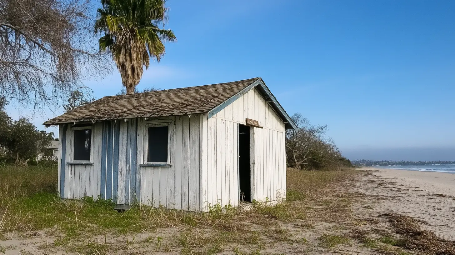 This Young Woman Lives in Old Shed on the Beach – But Wait Until you see Inside!