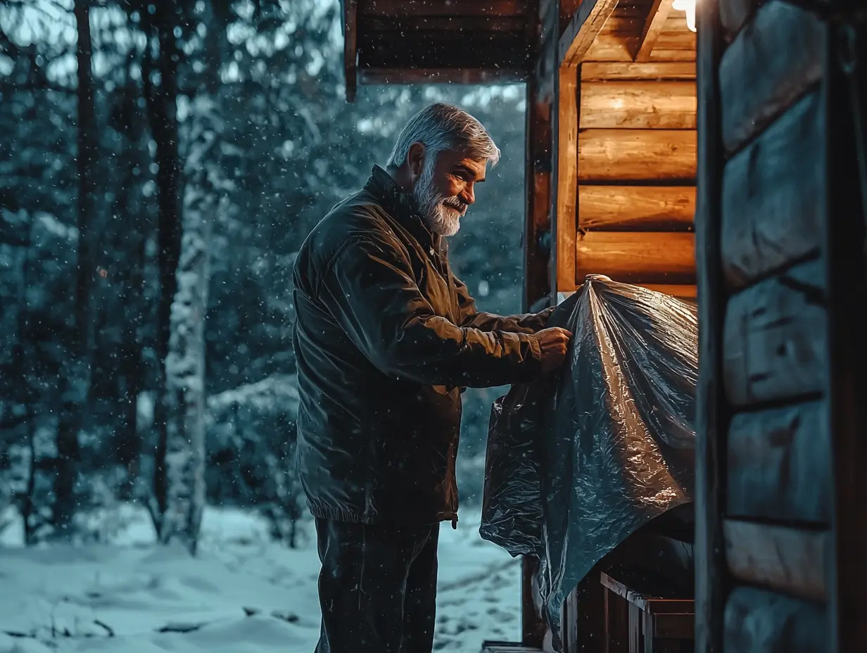 A farmer went into the woods for firewood—but he found something chilling encased in ice.