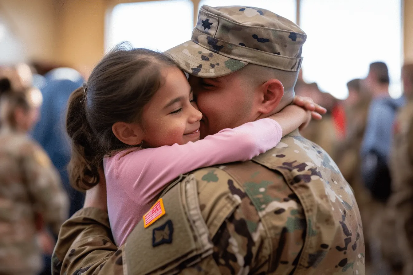 A Marine Rushes Home To Greet his Wife, But Is Surprised When He Sees Her