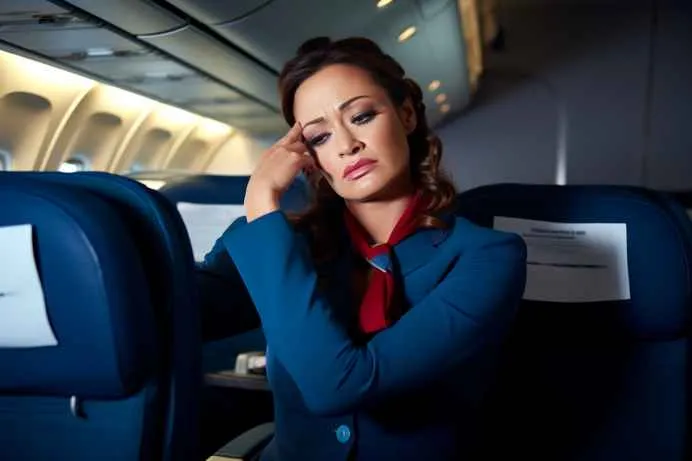 Flight Attendant Sees Husband On Plane - Notices Surprising Detail