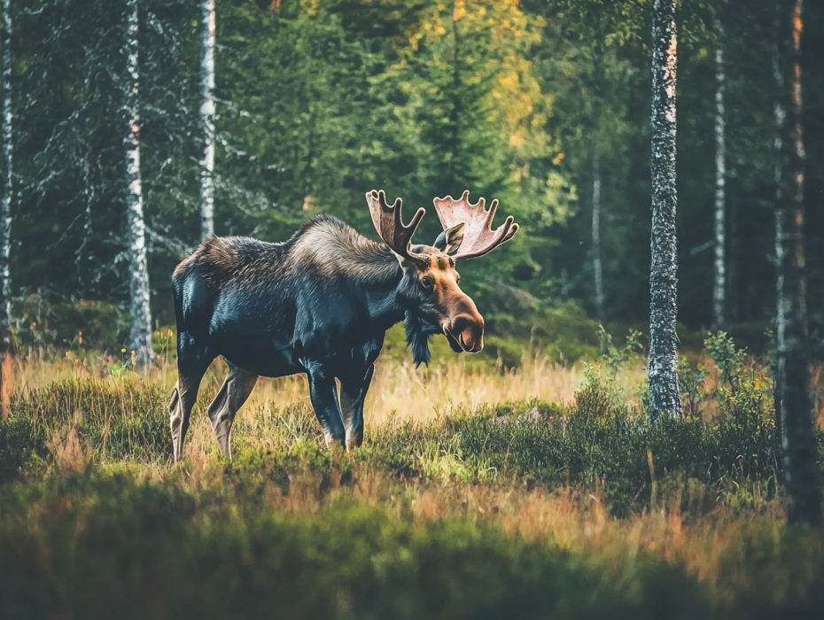 The Moose Approaches A Woman, and She Decides to Follow 