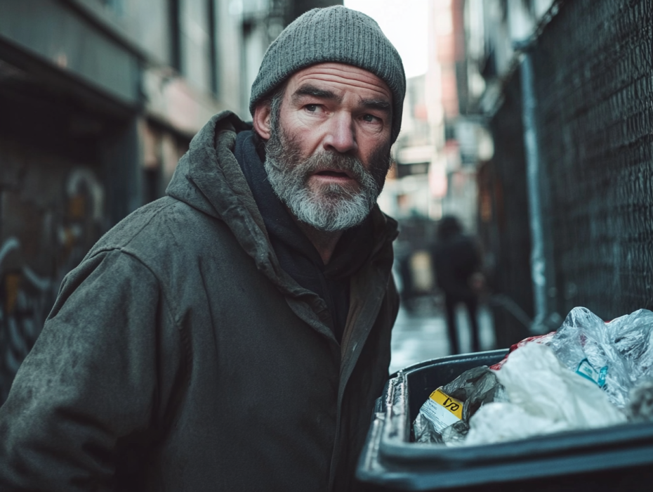 Homeless Man and His Dog Hear a Scream—What Happens Next Changes His Life Forever!