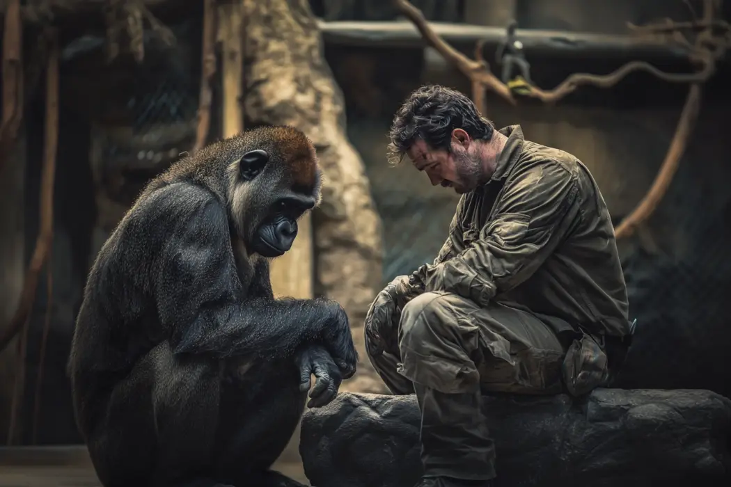 Pregnant Gorilla's Ultrasound Reveals a Dark Secret