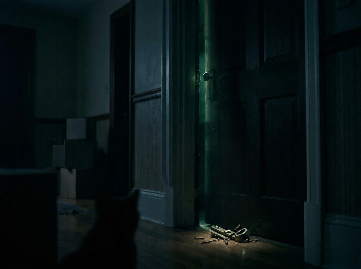 Cat Kept Looking At The Basement Door in Their New House - They Thought It Was Mice, But The Truth Was Worse…