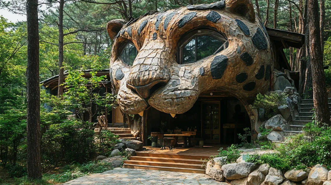 Inside South Korea's Tiger Forest Home: Nature Meets Myth in Stunning Design!