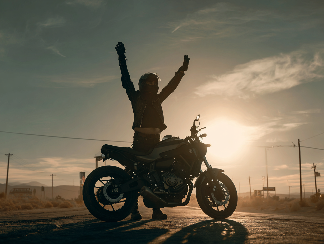 This Is What the Yellow Cloth and Other Secret Signals from Motorcyclists Mean