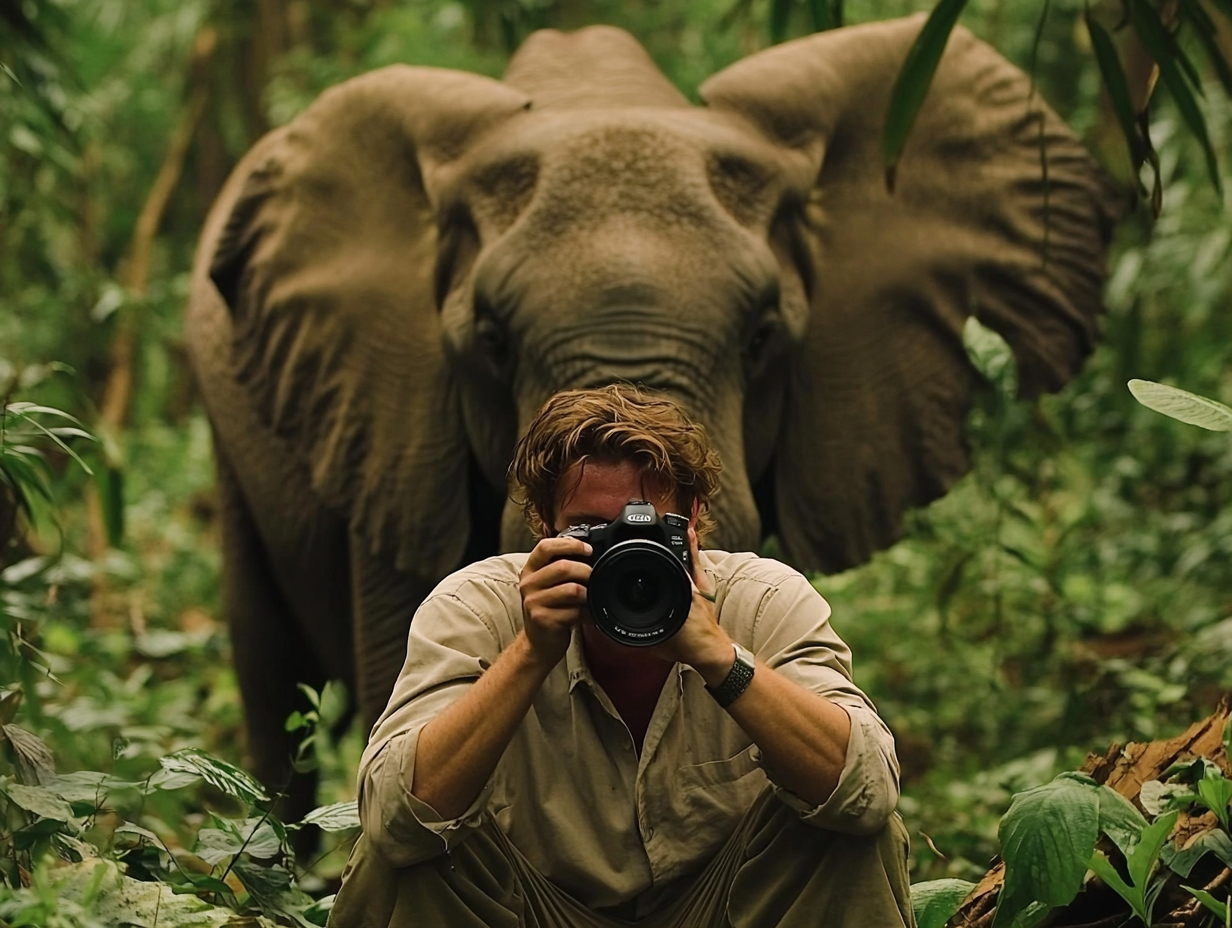Elephant Seeks Help from Photographer – The Unbelievable Truth Revealed