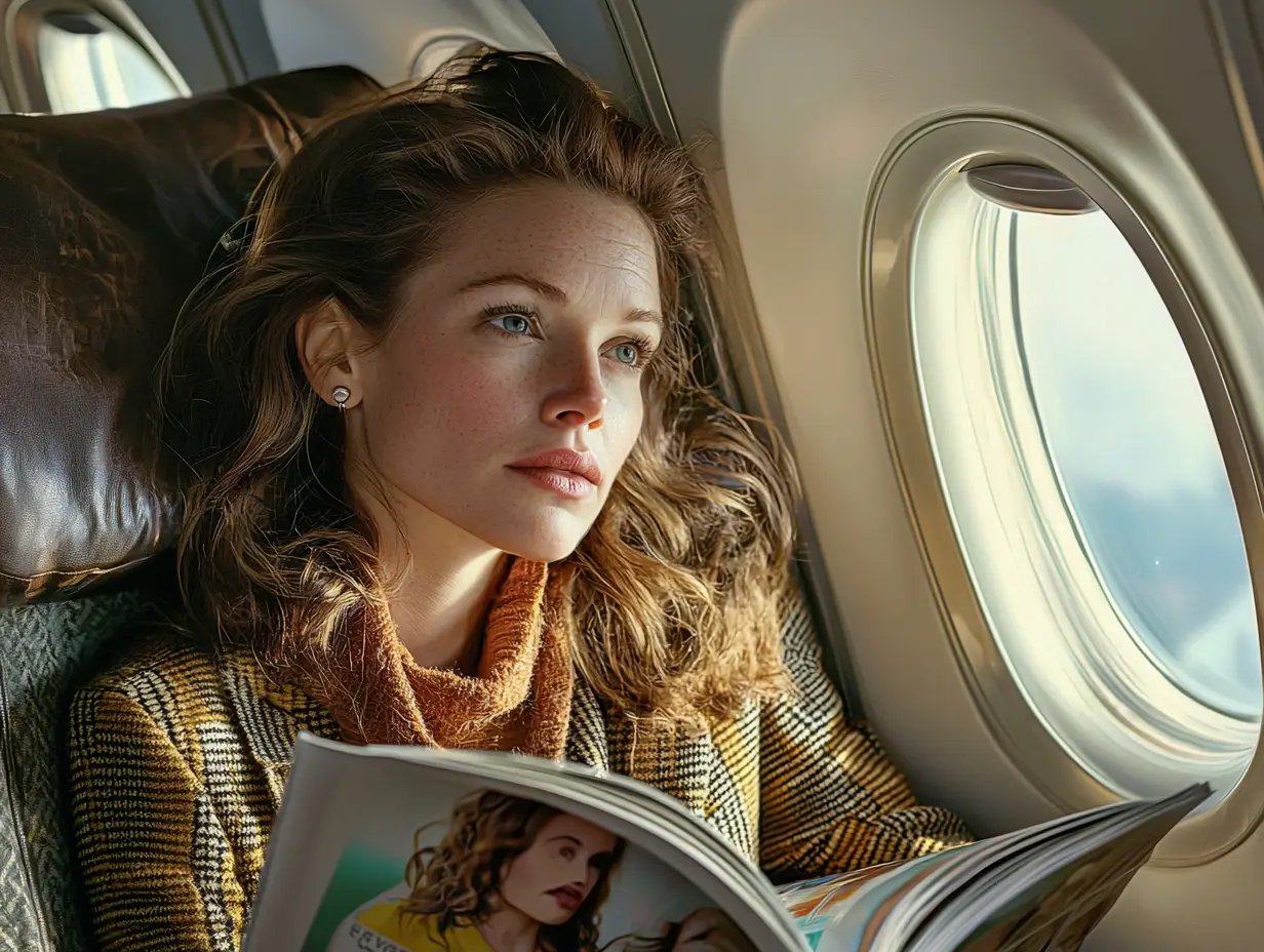Skipping Work for a Holiday, Woman Encounters an Unforeseen Surprise on the Plane