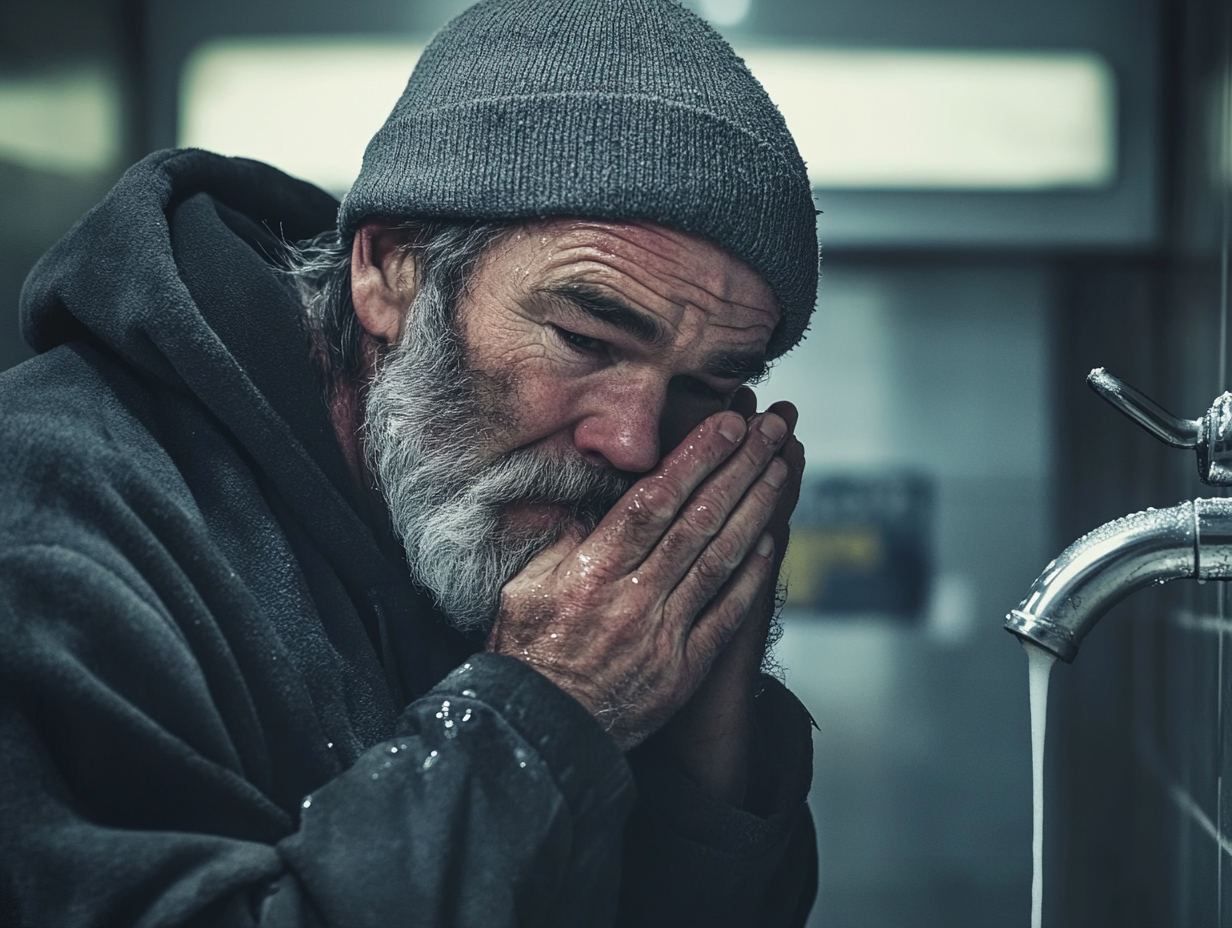 Homeless Man and His Dog Hear a Scream—What Happens Next Changes His Life Forever!