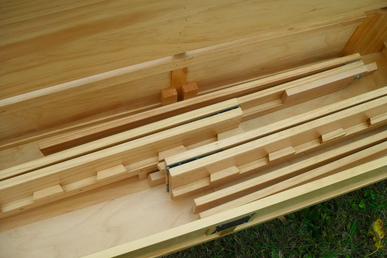 Check out this wooden box! Let's see what's inside... WOAH! I did not expect that