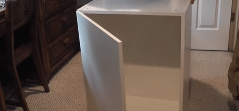 He takes 7 IKEA kitchen cabinets and makes this for his daughter's bedroom! We love this creative father!