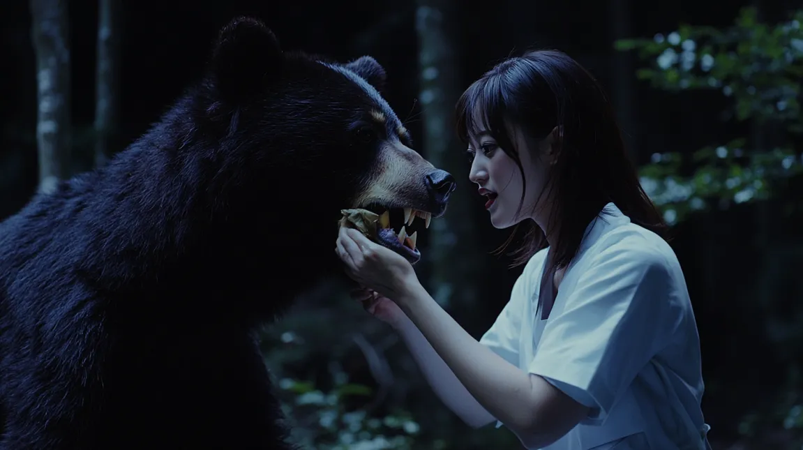 Bear Breaks Into Hospital - Nurse Brought to Tears by What It Carries in Its Mouth