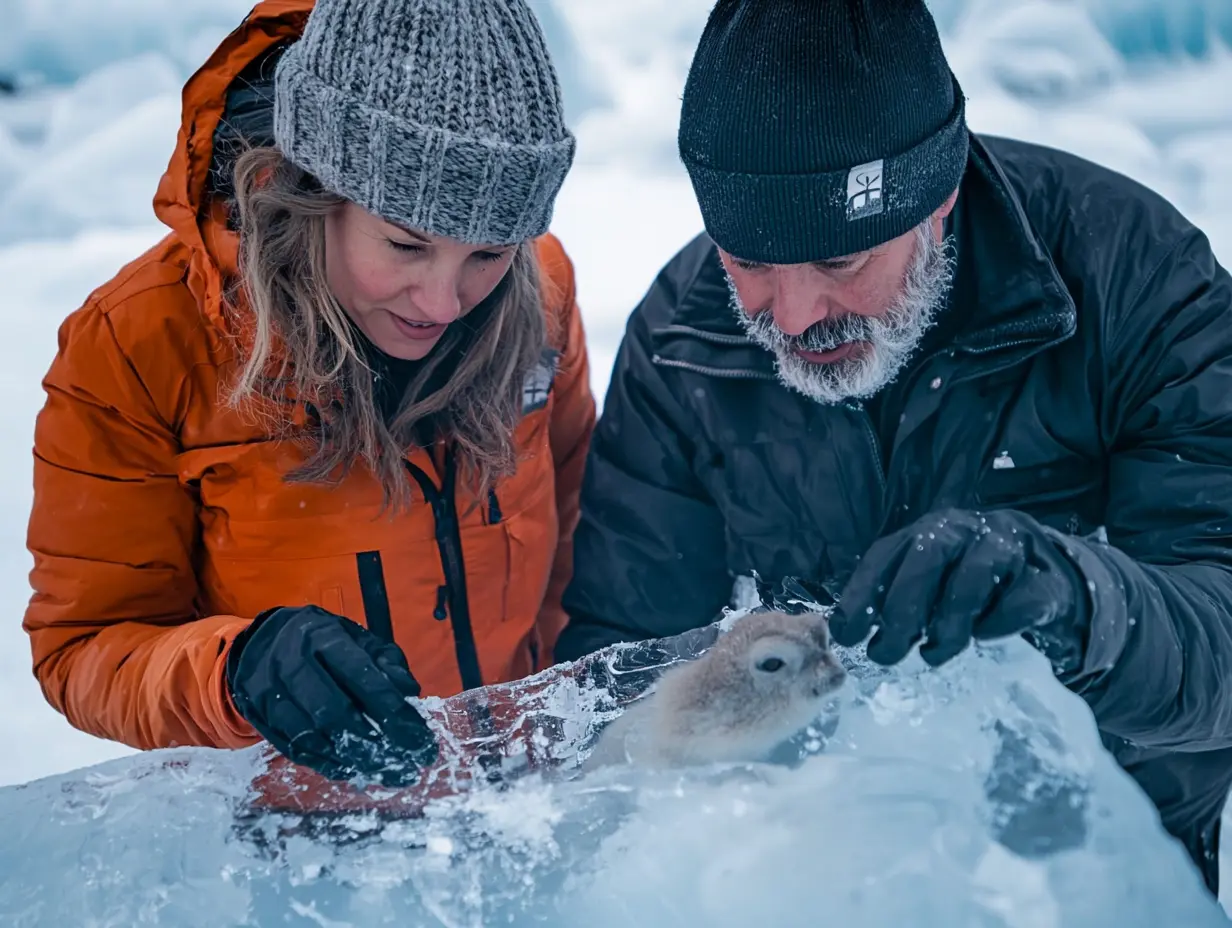 A farmer went into the woods for firewood—but he found something chilling encased in ice.