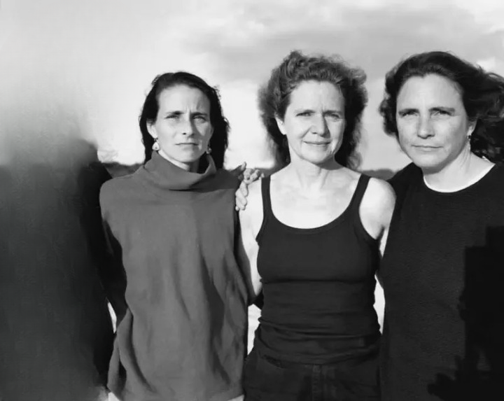 Identical triplets take the same birthday picture for 33 years