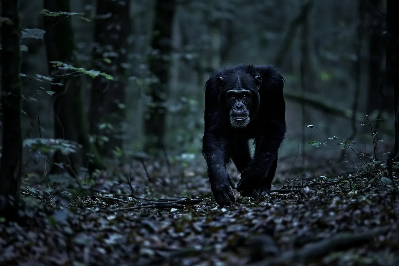 Chimp Breaks Into Hospital - Nurse Brought to Tears by What It Carries in Its Arms