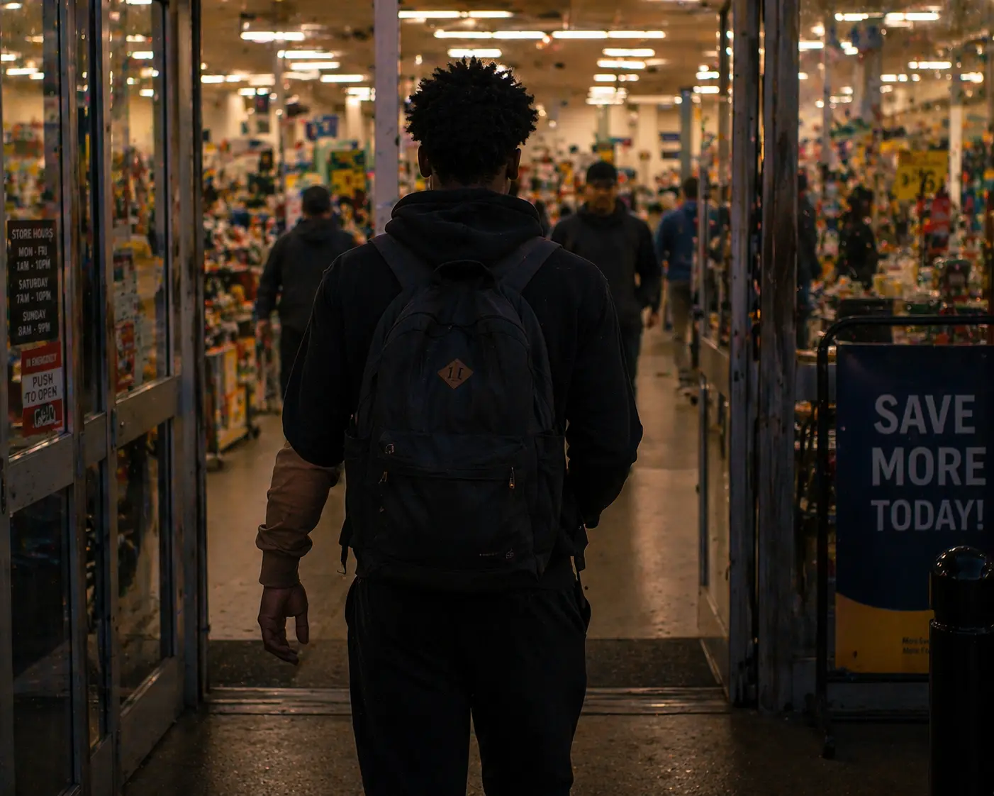 Teen Offers To Carry Groceries For Food, But Once He Heads Inside His World Starts Spiraling