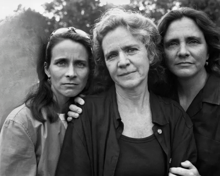 Identical triplets take the same birthday picture for 33 years