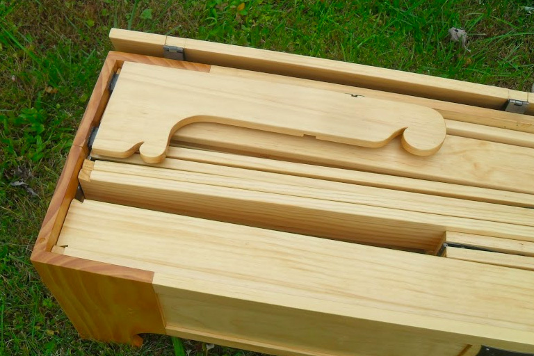 Check out this wooden box! Let's see what's inside... WOAH! I did not expect that