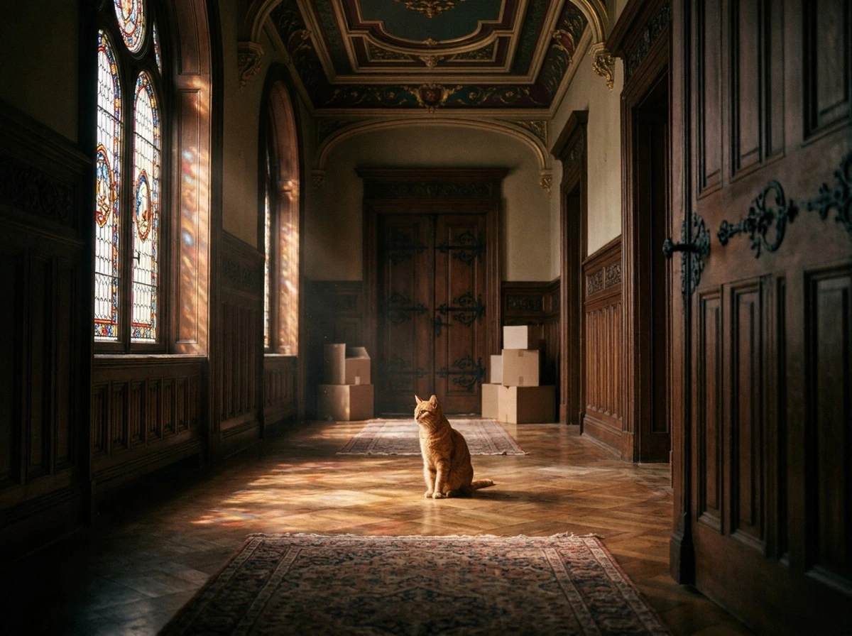 Cat Kept Looking At The Basement Door in Their New House - They Thought It Was Mice, But The Truth Was Worse…