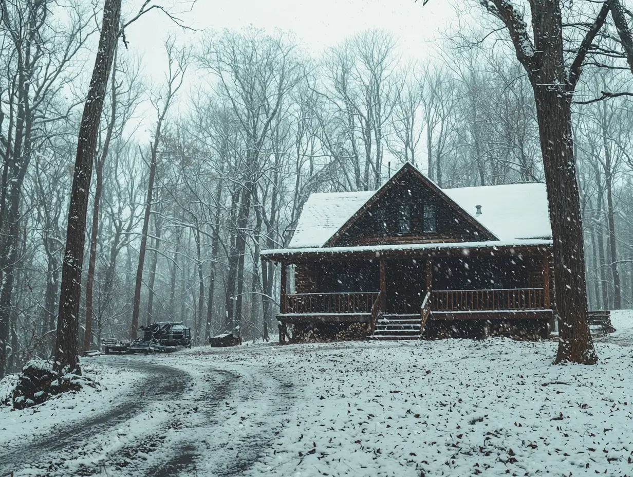 A farmer went into the woods for firewood—but he found something chilling encased in ice.