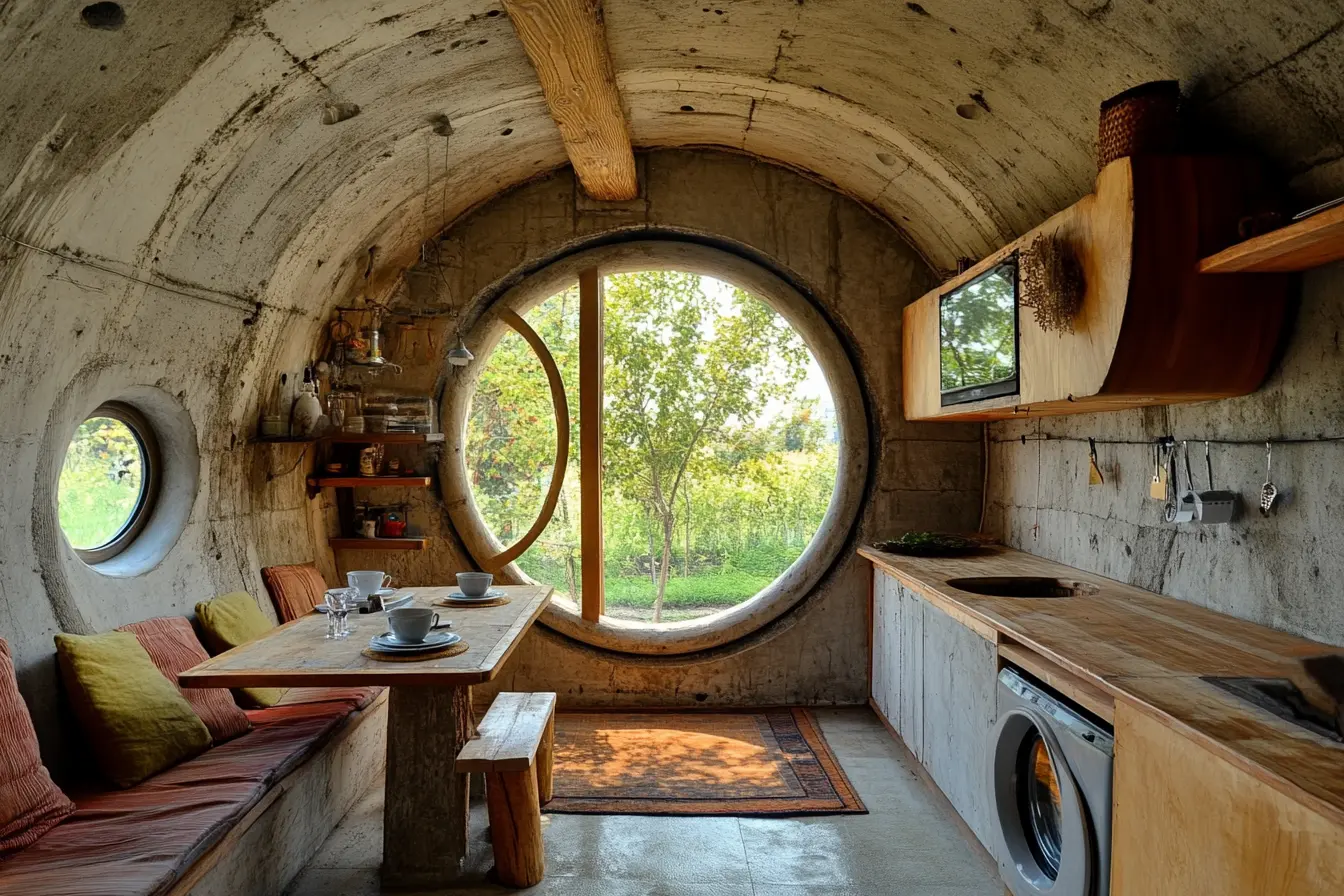 This 75-Year-Old Man Lives Almost All His Life in This Cement Pipe House