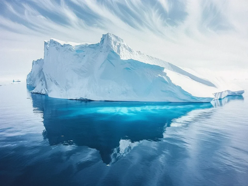 Iceberg Drifts Dangerously Close to Village – Locals Turn Pale When They See What’s on It