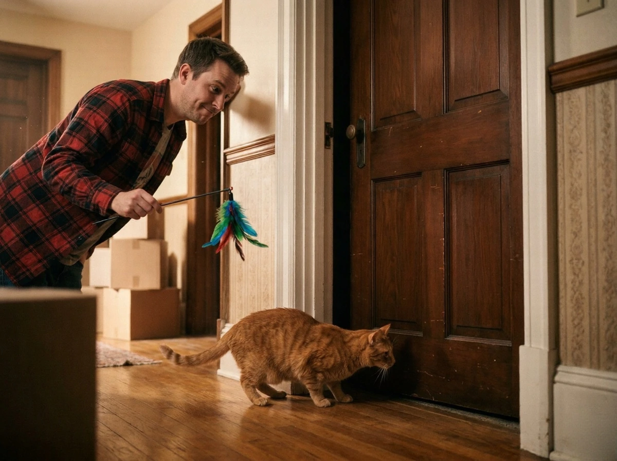 Cat Kept Looking At The Basement Door in Their New House - They Thought It Was Mice, But The Truth Was Worse…