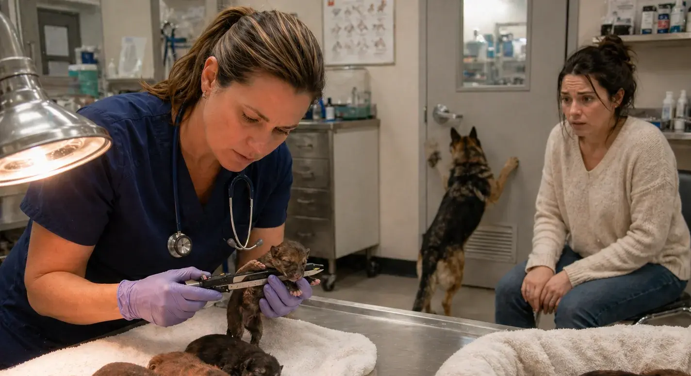 Dog Gives Birth to Puppies – When the Vet Sees Them, She Says "Those Aren't Puppies!”