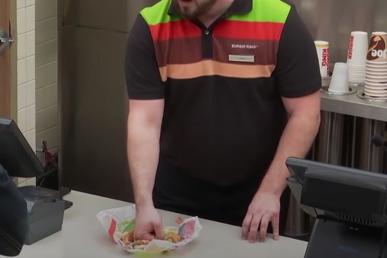 Teens Bullying Boy At Burger King, Don’t Notice Man On Bench