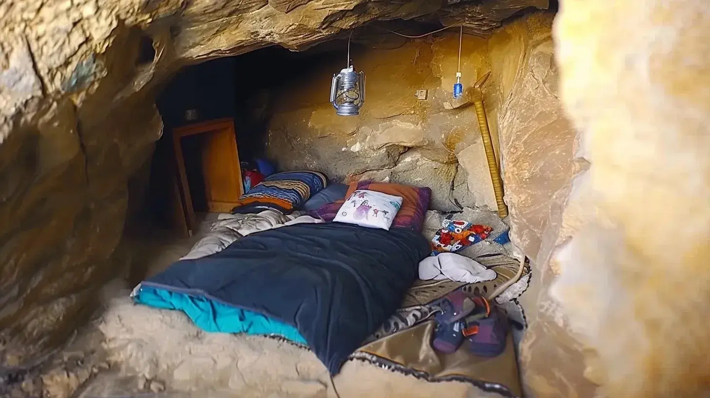 Man relocates to an abandoned bear den